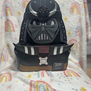 Loungefly Star Wars Darth Vader Backpack - Black and Brown